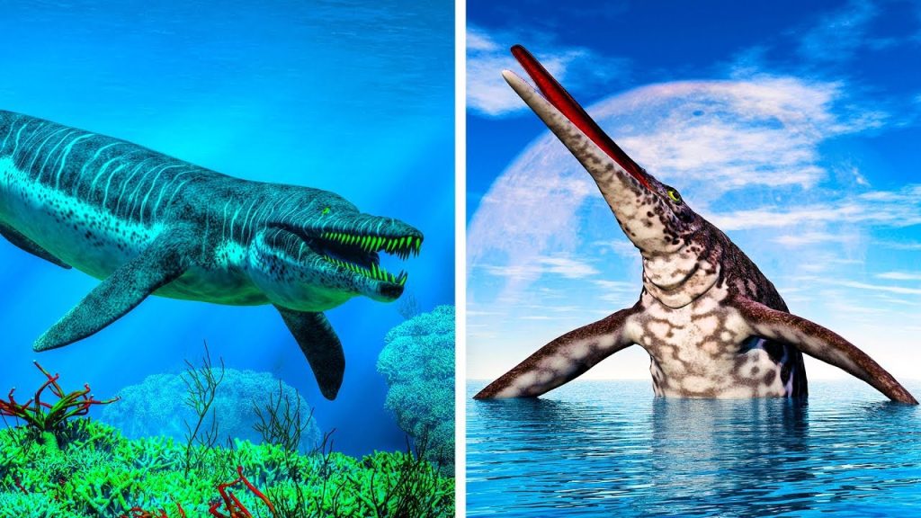 tipos de dinosaurios marinos nombres y fotos